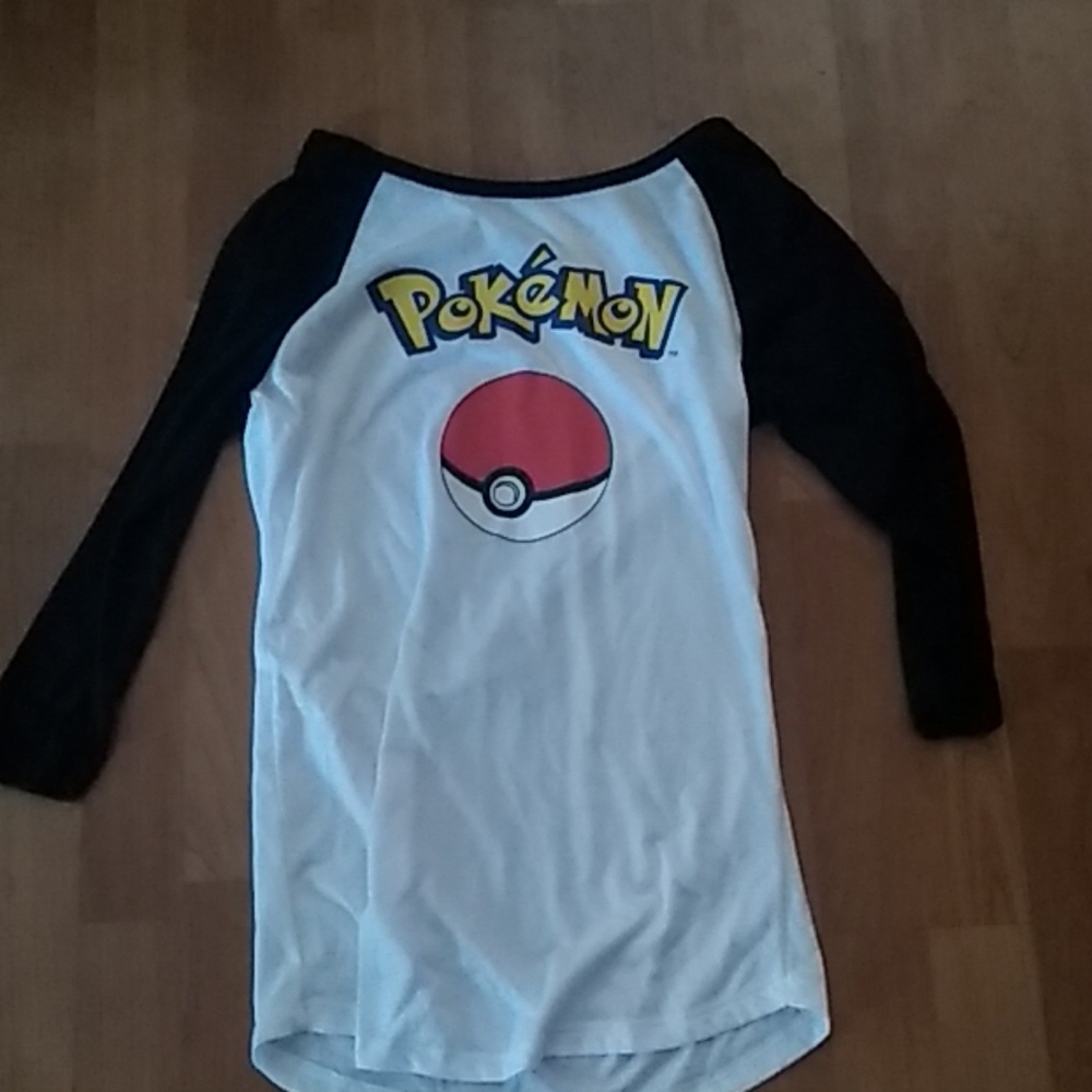 Black and White Pokemon shirt